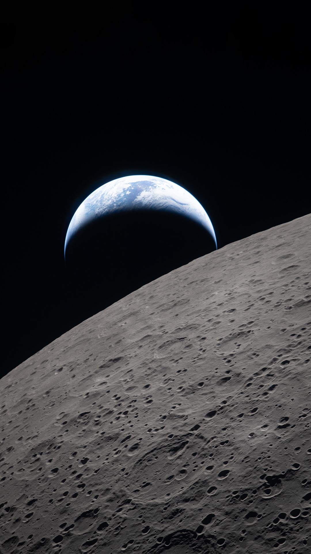La Tierra vista desde la Luna